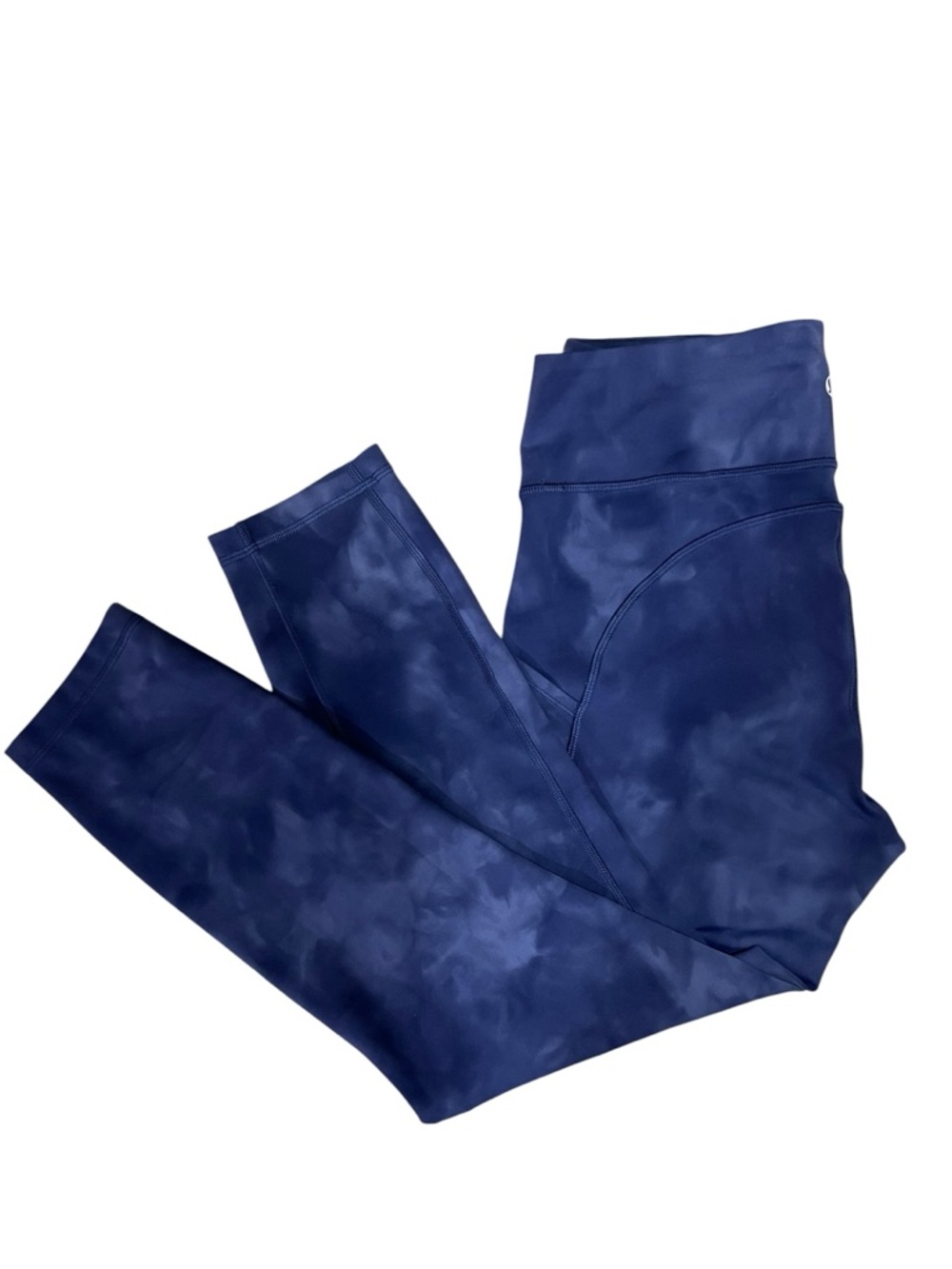 Lululemon Invigorate High Rise Crop 23” Everlux Diamond Dye Naval Blue 8 - Picture 3 of 15